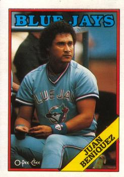 1988 O-Pee-Chee Baseball Cards 077      Juan Beniquez